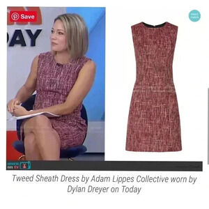 Adam Lippes Collective Red Tweed
Sheath dress